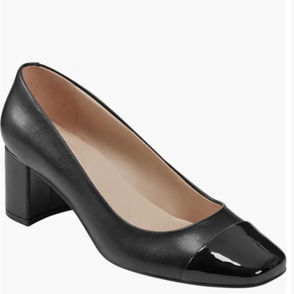 ✅🌹Bandolino Dressy Pump Square-toes Block heels shoes.